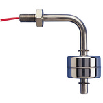 Gems Sensors LS-77700 Series Horizontal Stainless Steel 316 Float Switch, Float, 610mm Cable, SPST NO, 240V ac Max