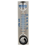 Key Instruments FR2000 Series Variable Area Flow Meter for Gas, 0.1 L/min Min, 1 L/min Max