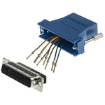 RS PRO D Sub Adapter Male 25 Way D-Sub to Female RJ45