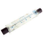 Key Instruments FR5000 Series Variable Area Flow Meter for Liquid, 1 L/min Min, 19 L/min Max