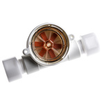Gems Sensors RFI Series RotorFlow Flow Indicator for Liquid, 15 L/min Min, 75 L/min Max