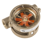 Gems Sensors RFI Series RotorFlow Flow Indicator for Liquid, 2 L/min Min, 20 L/min Max
