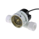 Gems Sensors RFO Series RotorFlow Electronic Flow Sensor for Liquid, 15 L/min Min, 75 L/min Max