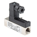 RS PRO Piston Inline Flow Switch for Liquid, 0.5 L/min Min, 3 L/min Max