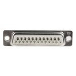 RS PRO 25 Way Panel Mount D-sub Connector Plug, 2.77mm Pitch