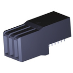 TE Connectivity, Z-PACK HM 1.5mm Pitch 3 Way 1 Row Right Angle PCB Socket, Surface Mount, Crimp Termination