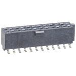 Molex Slim-Grid Series Straight Surface Mount PCB Socket, 24-Contact, 2-Row, 1.27mm Pitch, Solder Termination