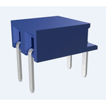 Amphenol Communications Solutions Minitek Series Straight Through Hole Mount PCB Socket, 2-Contact, 1-Row, 2mm Pitch,