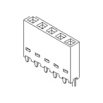 Molex Straight Through Hole Mount PCB Socket, 8-Contact, 1-Row, 2.54mm Pitch, Plug-In Termination