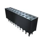 Samtec SQW Series Straight Surface Mount PCB Socket, 34-Contact, 2-Row, 2mm Pitch, Solder Termination