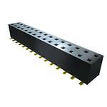 Samtec TLE Series Straight Surface Mount PCB Socket, 10-Contact, 2-Row, 2mm Pitch, Solder Termination