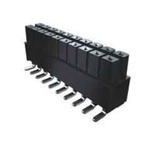 Samtec IPS1 Series Straight Through Hole Mount PCB Socket, 10-Contact, 2-Row, 2.54mm Pitch, Solder Termination