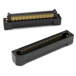 Samtec ASP Series Straight Surface Mount PCB Socket, 50-Contact, 2-Row, 0.8mm Pitch, Solder Termination