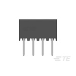 TE Connectivity AMPMODU Series Straight Through Hole Mount PCB Socket, 8-Contact, 2-Row, 2mm Pitch, Solder Termination