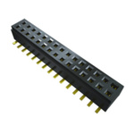 Samtec CLM Series Straight Surface Mount PCB Socket, 26-Contact, 2-Row, 1mm Pitch, Solder Termination