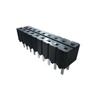 Samtec CES Series Straight Through Hole Mount PCB Socket, 5-Contact, 1-Row, 2.54mm Pitch, Solder Termination