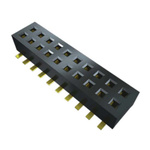 Samtec CLP Series Straight Surface Mount PCB Socket, 5-Contact, 2-Row, 1.27mm Pitch, Solder Termination