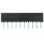Samtec MMS Series Straight Through Hole Mount PCB Socket, 2-Contact, 1-Row, 2mm Pitch, Solder Termination