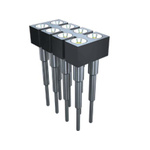 Samtec SD Series Straight Through Hole Mount PCB Socket, 20-Contact, 2-Row, 2.54 Pitch, Solder Termination