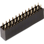 Wurth Elektronik WR-PHD Series Straight Through Hole Mount PCB Socket, 40-Contact, 2-Row, 2.54mm Pitch, Solder