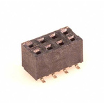 Molex 79109 Series Vertical Surface Mount PCB Connector, 8-Contact, 2-Row, 2mm Pitch, Solder Termination