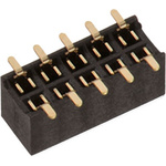 Wurth Elektronik WR-PHD Series Straight PCB Socket, 44-Contact, 2-Row, 2mm Pitch