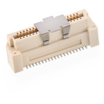 Wurth Elektronik WR-BTB Series Vertical PCB Socket, 80-Contact, 1-Row, 0.8mm Pitch