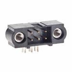 HARWIN M80-530 Series Horizontal Through Hole Mount PCB Connector, 6-Contact, 2-Row, 2mm Pitch, Solder Termination