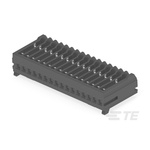 TE Connectivity MICRO CT Series Straight Cable Mount, IDC PCB Socket, 16-Contact, 1-Row, 1.2mm Pitch, IDC Termination