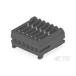 TE Connectivity MICRO CT Series Straight Cable Mount, IDC PCB Socket, 6-Contact, 1-Row, 1.2mm Pitch, IDC Termination