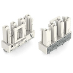 Wago 770 Series Straight PCB Mount PCB Socket, 4-Contact, 1-Row, 10mm Pitch, Cage Clamp Termination