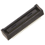 Hirose DF40 Series Straight Surface Mount PCB Socket, 50-Contact, 2-Row, 0.4mm Pitch, Solder Termination