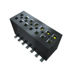 Samtec FLE Series Straight Surface Mount PCB Socket, 16-Contact, 2-Row, 1.27mm Pitch, Solder Termination