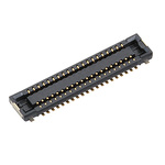Panasonic A4S Series Surface Mount PCB Socket, 20-Contact, 2-Row, 0.4mm Pitch, Solder Termination