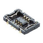 Molex Straight Surface Mount PCB Socket, 12-Contact, 2-Row, 0.4mm Pitch, Solder Termination