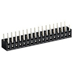 Molex Right Angle Through Hole Mount PCB Socket, 20-Contact, 2-Row, 2mm Pitch, Solder Termination
