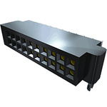 Samtec SFMH Series Straight Surface Mount PCB Socket, 10-Contact, 2-Row, 1.27mm Pitch, Solder Termination