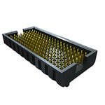 Samtec YFT Series Straight Surface Mount PCB Socket, 100-Contact, 5-Row, 1.27mm Pitch, Solder Termination