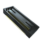 Samtec BSE Series Right Angle Surface Mount PCB Socket, 80-Contact, 2-Row, 0.8mm Pitch, Solder Termination