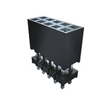 Samtec ESQT Series Straight Through Hole Mount PCB Socket, 20-Contact, 2-Row, 2mm Pitch, Solder Termination