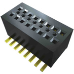 Samtec CLE Series Vertical Surface Mount PCB Socket, 40-Contact, 2-Row, 0.8mm Pitch, Solder Termination