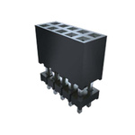 Samtec ESQT Series Straight Through Hole Mount PCB Socket, 30-Contact, 4-Row, 2mm Pitch, Solder Termination