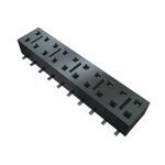 Samtec HLE Series Straight Surface Mount PCB Socket, 3-Contact, 2-Row, 2.54mm Pitch, Solder Termination