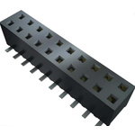 Samtec MMS Series Straight Through Hole Mount PCB Socket, 6-Contact, 1-Row, 2mm Pitch