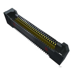 Samtec QRF8 Series Straight Surface Mount PCB Socket, 104-Contact, 2-Row, 0.88mm Pitch, Solder Termination