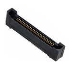 Samtec QRF8 Series Straight Surface Mount PCB Socket, 104-Contact, 2-Row, 0.88mm Pitch, Solder Termination
