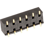 Wurth Elektronik WR-PHD Series Vertical Surface Mount PCB Socket, 10-Contact, 2-Row, 2.54 Pitch, SMT Termination