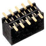 Wurth Elektronik WR-PHD Series Straight Surface Mount PCB Socket, 10-Contact, 2-Row, 1.27 Pitch, SMT Termination