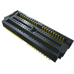 Samtec LTH Series Straight Surface Mount PCB Socket, 100-Contact, 2-Row, 0.5mm Pitch, Solder Termination