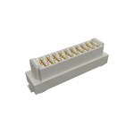 Amphenol Communications Solutions PowerStak Series Vertical Surface Mount PCB Socket, 10-Contact, 1-Row, Solder